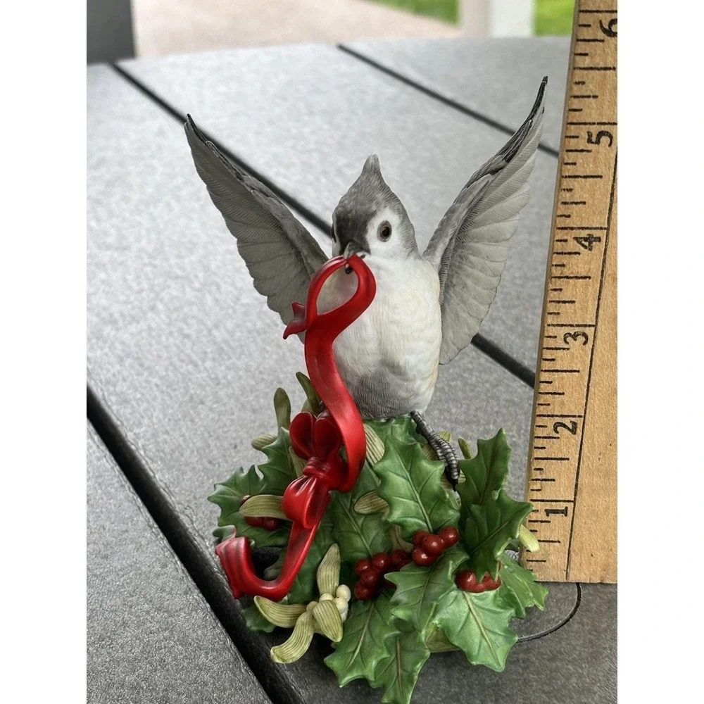 Lenox Bird Collection 1999 Lenox Christmas Tufted Titmouse Vintage Collectible